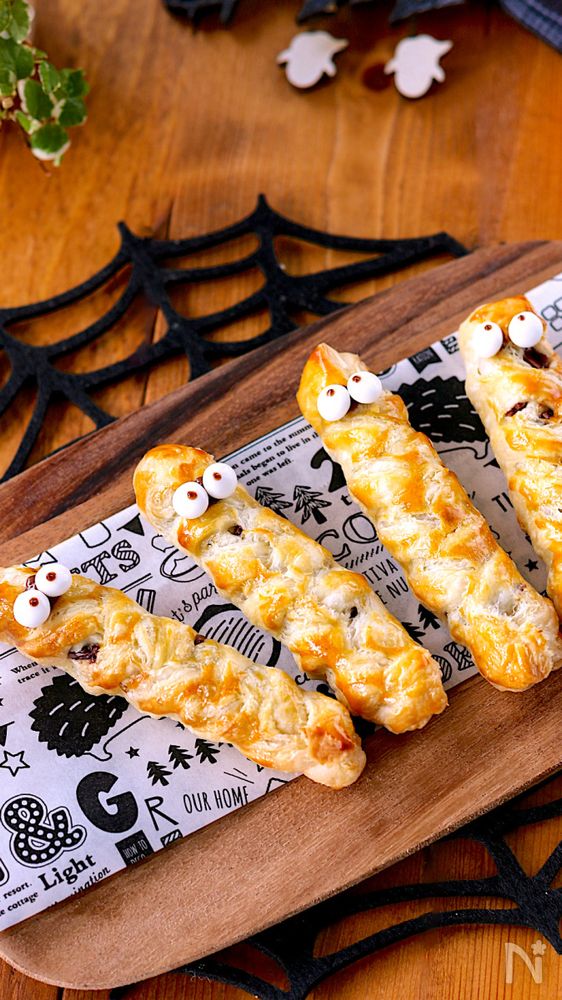 ハロウィンにも焼きチョコパイのミイラ
