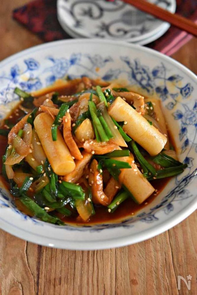 野菜たっぷりトッポギ