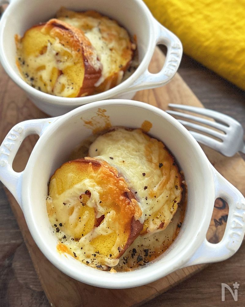 伊達巻のチーズ焼きおせちリメイク