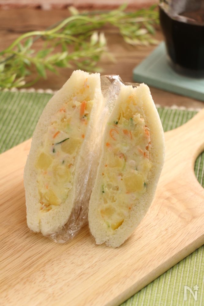 あのコンビニの40増量ポテトサラダサンドを再現