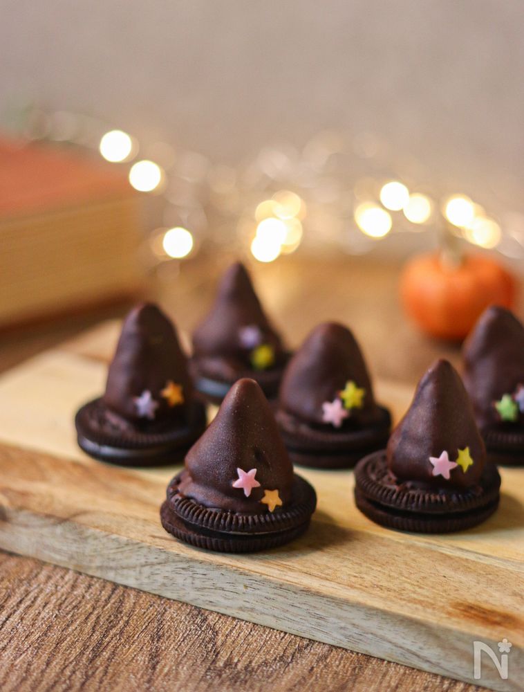 ハロウィンにもピッタリ魔女のとんがりぼうしクッキー