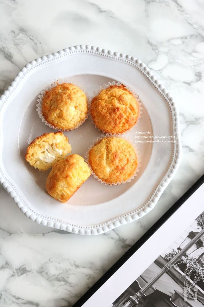 おせちリメイク栗きんとんクリームチーズマフィン