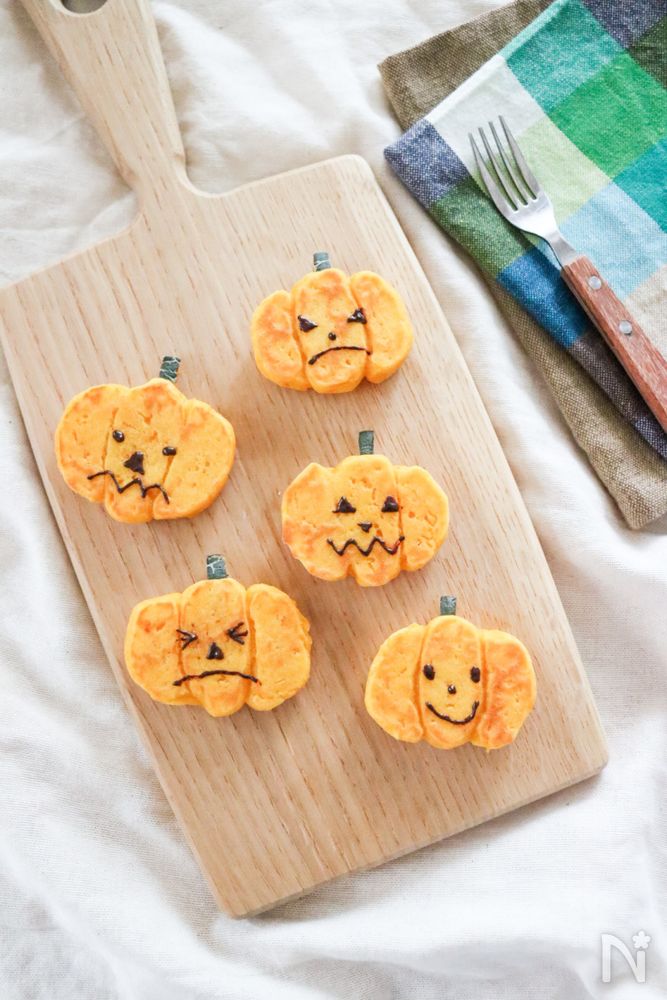 フライパンで簡単見た目もかぼちゃパンケーキハロウィンにも