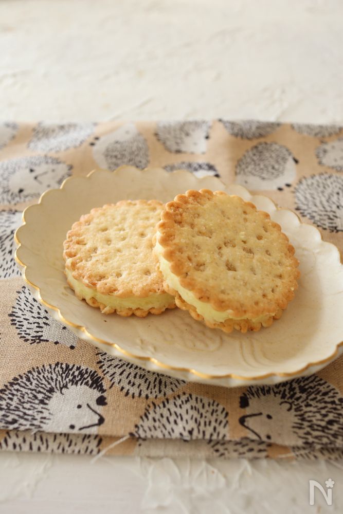 3分でラクうまおやつ栗きんとんバターサンド