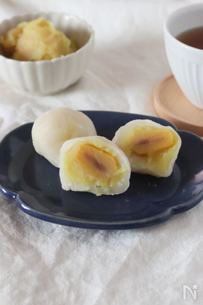 モチモチ栗きんとん大福