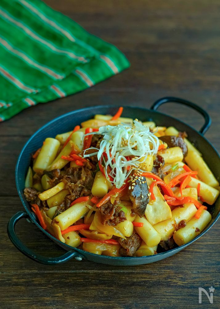 宮中トッポギ・甘辛醤油味の辛くないトッポギお子様にも