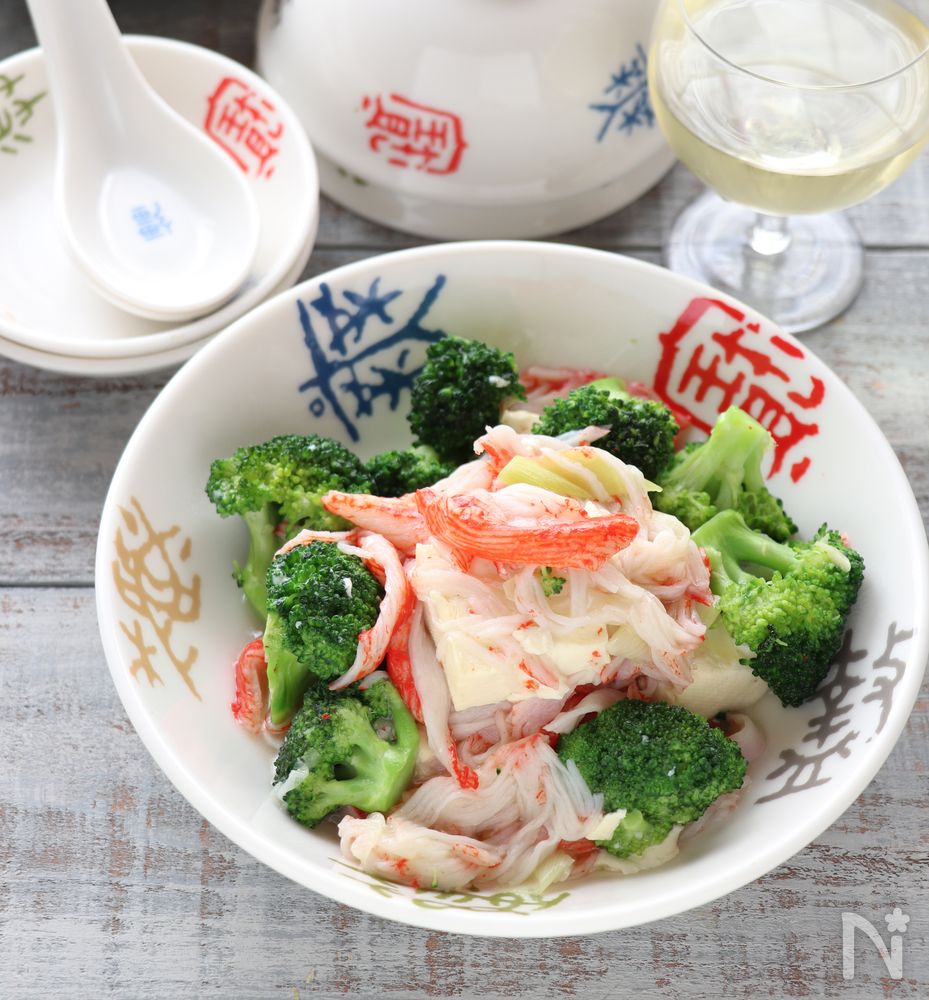 豆腐とカニカマの中華風炒め